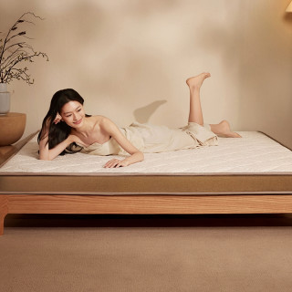 轩源木语 栖眠经典版 偏硬护脊黄麻椰棕床垫 150*200*6cm