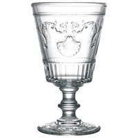 LA ROCHERE 法国制造凡尔赛宫廷风玻璃水杯红酒杯果汁杯咖啡杯巴洛克杯 凡尔赛大号高脚杯400毫升