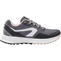 迪卡侬运动跑步鞋抓地缓震支撑女士慢跑鞋轻盈透气干爽舒适防滑-2957720 银河灰 35码