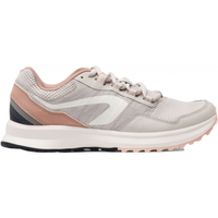 迪卡侬（DECATHLON）跑步鞋春季女鞋透气防滑网面轻便减震跑鞋鞋RUNS 奶茶色 39