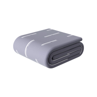 LMENG绿萌智能电热毯电褥子双人控2024家用宿舍防水暖毯1.8米*1.5m 双人控1.8*1.5m【加厚款暖云灰】