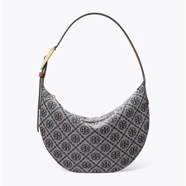 TORY BURCH T Monogram 压花女士新月包