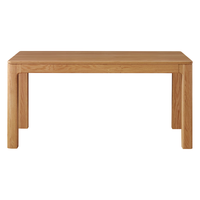 全友家居红橡木实木餐桌带椅子一套饭桌家用4-6人餐桌小户型桌椅套装 实木|1.6米餐桌