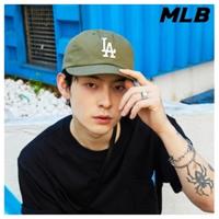 MLB 经典字母刺绣金标棒球帽带帽檐扣 男女弯檐帽时尚