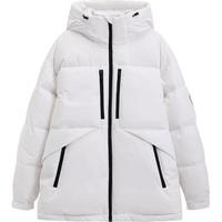 Gap 男装秋冬款徽章logo防风连帽微弹羽绒服外套677221