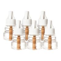 彩虹莱妃尔 彩虹 蚊香液电热驱蚊液 无味家用补充装 34ml*6瓶（270晚）