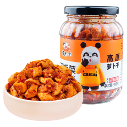 饭扫光 榨菜 风干麻辣萝卜干300g 下饭菜 脆爽 拌饭拌面 酱腌菜泡咸菜