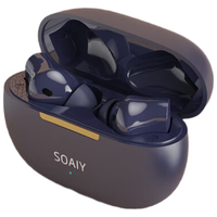 SOAIY/索爱 主动降噪 蓝牙耳机 普鲁士蓝 有线充电 Type-C