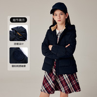 E-LAND KIDS 女童连帽羽绒服