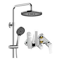 JOMOO九牧卫浴花洒套装淋浴家用钢琴键全套洗浴沐淋浴器浴室喷头36647