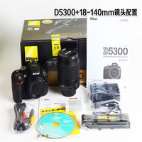 尼康（Nikon） D5300 套机 18-55 18-140mm入门高清单反相机后封港版旅游 店保三年 D5300+18-105VR中长焦镜头 标配