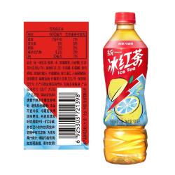 统一 冰红茶 500ml*15瓶 整箱装