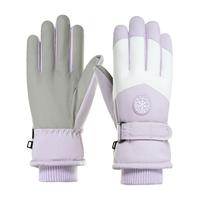 滑雪手套男女冬季户外骑行电动摩托车加厚绒防寒触屏防滑防风防水