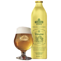 青岛啤酒 花果香 精酿啤酒  精酿 1L 1瓶 瓶装