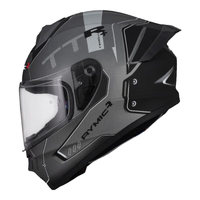 睿觅(RYMIC)摩托车头盔全盔3C认证冬季专业机车骑行头盔四季男女R977银灰L 银灰TTR【送豪礼】