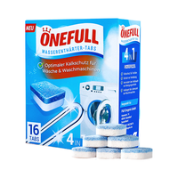 ONEFULL 洗衣机槽清洁泡腾片家用清洗剂全自动滚筒式杀菌消毒除垢去污 16颗 1盒