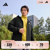 adidas 男女款 休闲连帽夹克