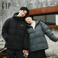 Gap 男士连帽羽绒服 宽松保暖外套