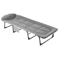 京东京造 折叠床躺椅美式单人午休床可坐可躺180*60cm