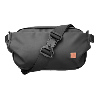 京东京造 男女款胸包 JZ2598 黑色 3L