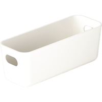 百草园收纳盒袜子收纳盒内衣内裤分隔抽屉手机壳桌面杂物整理盒窄4个装 窄款收纳盒 4个装