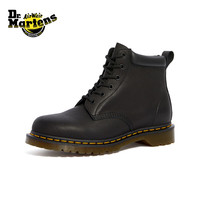 Dr.Martens 939男女秋季舒适百搭软皮黑色女工装靴中帮马丁靴 黑色 37