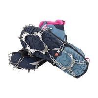 哥尔姆儿童冰爪防滑鞋套 户外雪地钉儿童登山攀岩装备便携冰爪11齿S码