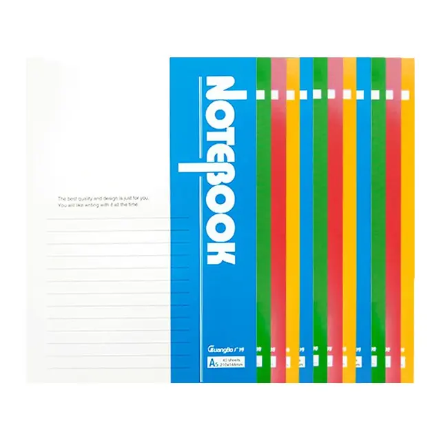 GuangBo 广博 GBR0790 A5纸质笔记本 混色 10本装