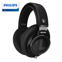 飞利浦 SHP9500 耳罩式头戴式动圈有线耳机 黑色 3.5mm