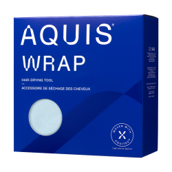 AQUIS 美国纤维wrap干发帽女速干包头巾速干吸水浴帽冰川兰 时尚 Wrap™️干发帽-冰川兰 1条