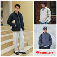 RESTICK【班班TW】CORDURA133GSM金标P棉防寒棉服外套PrimaLoft棉衣冬季 灰白-133GSM金标P棉 抗寒-10℃ 更保暖