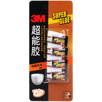 3M AD-119 透明啫喱快干胶 AD-119 0.7g 4支装