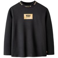 Levi's男童春秋德绒保暖半高领长T李维斯童装儿童舒适长袖T恤打底衫冬