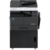 KONICA MINOLTA bizhub 225i A3黑白复印机a3a4打印机输稿器+双面器+单纸盒+工作底柜215i升级