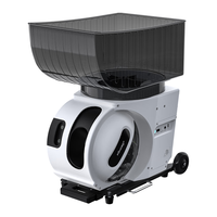 庞伯特（pongbot）网球发球机 小型便携式智能自动左右发球抛喂陪练网球训练器 PACE PRO黑曜尊享版