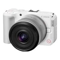 佳能（Canon）【12期分期免息】EOS R50 V 家用美颜 4K高清短片 r50v数码微单照相机 Vlog直播视频机 R50V白色套机+RF-S55-210镜头套装 专业摄影套餐五【256高速卡~补光灯~佳能双肩包】