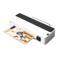 得力 家用办公照片塑封机过塑机可用a4及以下塑封膜小型商用相片过胶压膜机封膜机过塑裁纸打孔三合一