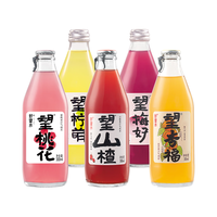 HOPE WATER 好望水 望山楂汁望柠檬望梅好望杏福桃花气泡水果汁饮料维C整箱 全家福 5味一箱 300ml