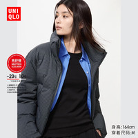 优衣库女装HEATTECH ULTRA WARM圆领T恤/长袖保暖衣内衣478965 09 黑色 M