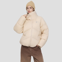 Gap 女装2025秋季新款印花logo加高立领羽绒服外套保暖宽松793732