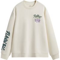 XTEP特步卫衣男运动服针织上衣圆领长袖套头衫977329920162 棉花白 XL