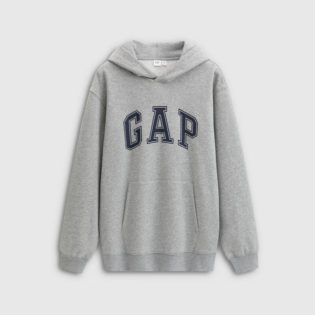 Gap 新款LOGO抓绒卫衣 灰色（尺码任选）