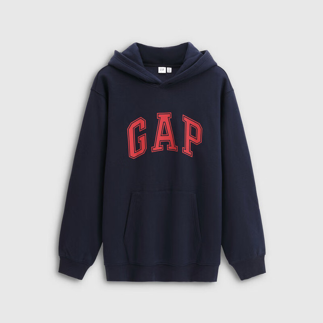 今日必买：Gap 抓绒宽松连帽卫衣  海军蓝 （多款任选）