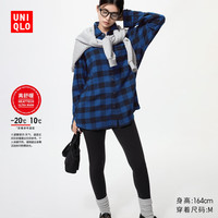 优衣库女装HEATTECH ULTRA WARM紧身裤/10分保暖衣秋裤480966 09 黑色 M