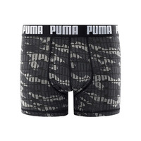 PUMA 男士内裤时尚经典印花运动休闲透气平角裤1条装