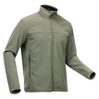 迪卡侬秋冬软壳上衣男户外登山摇粒绒加绒加厚软壳衣保暖ODF 军绿色 L