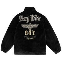 BOY LONDON 仿貂绒立领保暖毛绒外套