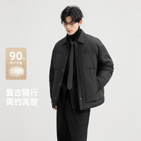 雪中飞 SNOW FLYING 雪中飞 男士羽绒服 X2501418493F 商务休闲保暖外套