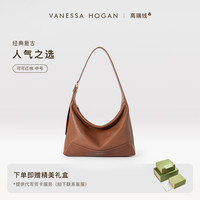 VANESSA HOGAN VH女包欣冉hobo包头层植鞣牛皮质感斜挎腋下单肩包