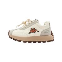 Kappa Kids卡帕童鞋儿童鞋男童运动鞋子儿童鞋子板鞋女童时尚跑鞋 米桔 40 适合脚长243mm